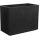Leilani Black Outdoor Planter